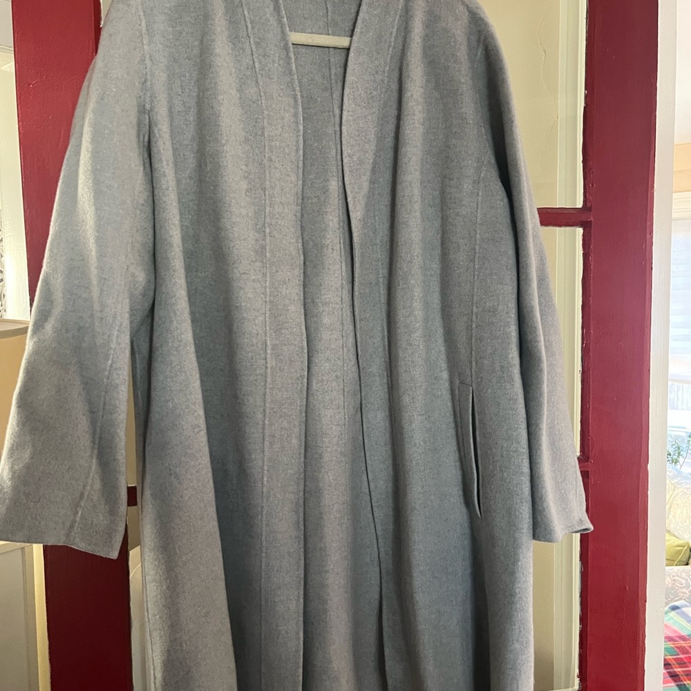 Eileen Fisher Lightweight Regenerative Wool Coat